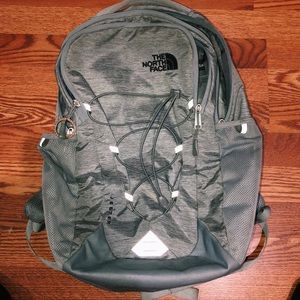 Grey North face backpack